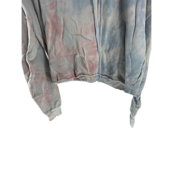 Wild Fable Tie Dye Pullover Cropped Hoodie Sweatshirt Women's Size Medium - Picture 4 of 7